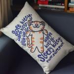 Soft Kitty Print Decorativ..